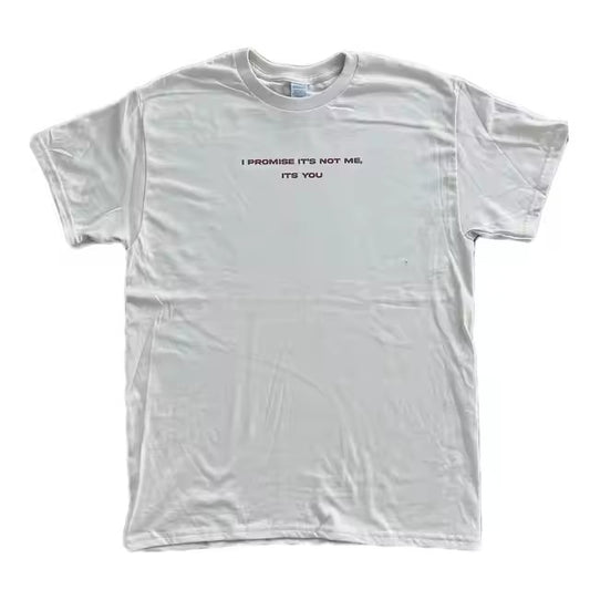 Round Neck Trend Cotton Short Sleeve